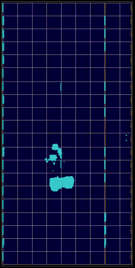 Llama placement and routing on a VU19P FPGA